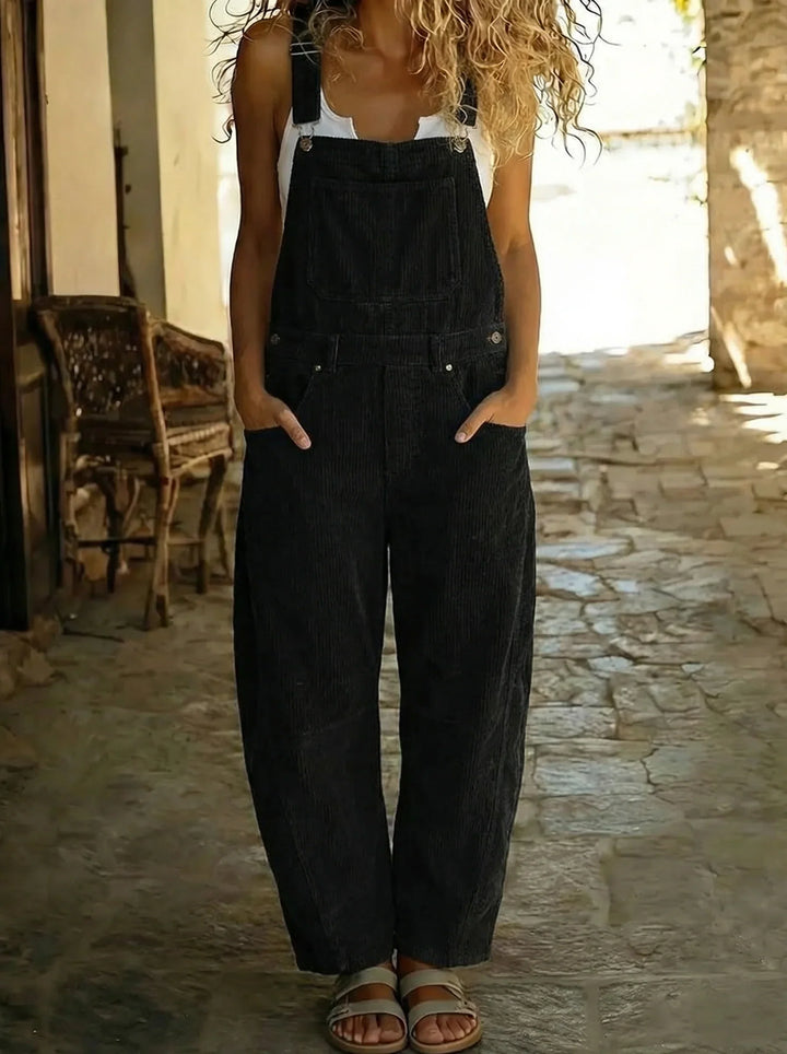 Rose™ - Salopette fluide en coton avec finitions délicates