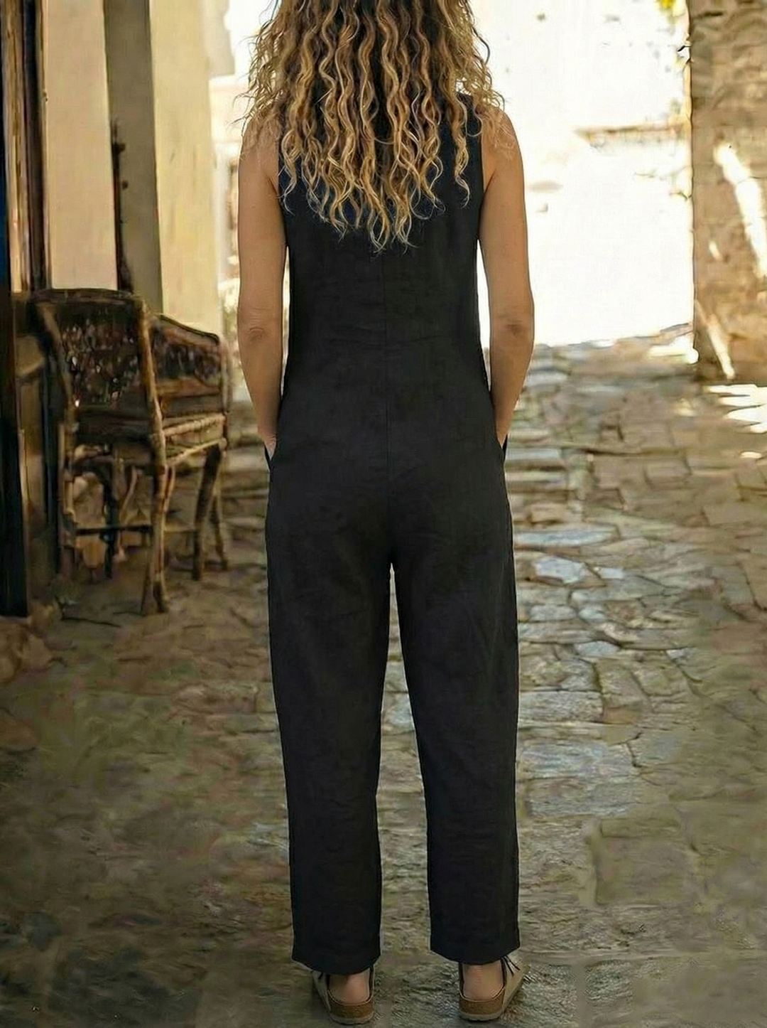 Garance - Combinaison élégante sans manches